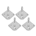 thumbnail image 3 of 4-Pack 304 Stainless Steel Eye Plates, Ceiling/Wall Mount Hooks for Swings, Hammocks, and Decorations, 3 of 8