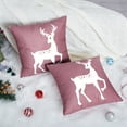 thumbnail image 5 of Haperlare 2 Pcs Christmas Pillow Covers 18"x18" Indoor Decorative Throw Pillows for Bed Room Living Room Sofa Couch, Red, 5 of 5