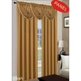 thumbnail image 2 of Luxury Home Textile Gold Leah Textured Curtain Panels, 54” x 84”, 2 of 2