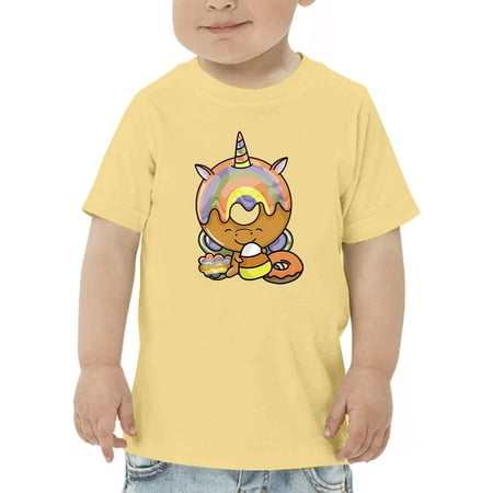 

Unicorn Donut With Candycorn T-Shirt Toddler -Image by Shutterstock 4 Toddler