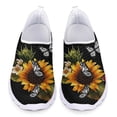 thumbnail image 5 of Fashion Sunflower Butterfly Loafers Summer Lightweight Breathable Outdoor Walking Shoes Casual Sneakers Zapatos, 5 of 9