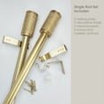 thumbnail image 5 of SKYPLUS LIVING 1 inch Single Window Curtain Rod with Gold Finials Set, Adjustable 36-72 in,Gold, 5 of 9