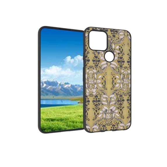 Art-Nouveau-16 Phone Case, Degined for Google Pixel 5(2020) Case Men Women, Flexible Silicone Shockproof Case for Google Pixel 5(2020)