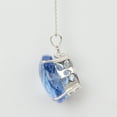 thumbnail image 2 of GEMHUB Round Shape Blue Topaz Gemstone Pendant 14.80 Gram Fine Solid 925 Silver Pendant, 2 of 4