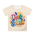 thumbnail image 3 of LILIYA First Day Of School Shirt Toddler Hello Kindergarten Trendy Short Sleeve Shirts T-Shirt Girl Summer Clothes, 3 of 5