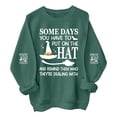 thumbnail image 4 of Gkeoshab Sweaters for Women Women's Oversized Sweaters 2025 Fall Outfits Trendy Crewneck Knit Fashion Pullover Tops Green M, 4 of 6