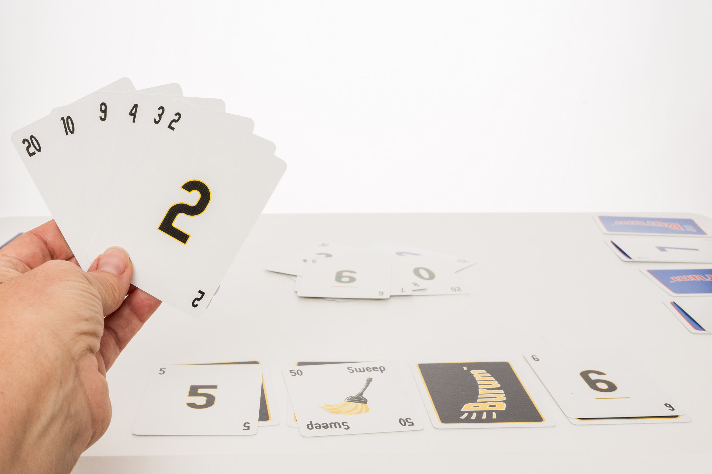 Burum: Makes Sweeping Fun, An Easy to Learn and Play Card Game for Small and Large Groups of 3-12 Players of Family and Friends, Ages 8 and Up