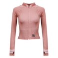 thumbnail image 5 of Chaqueta deportiva de otoño e invierno para mujer, chaqueta de yoga ajustada, elástica, de secado rápido, de manga larga, para correr, entrenar y fitness, 5 of 5