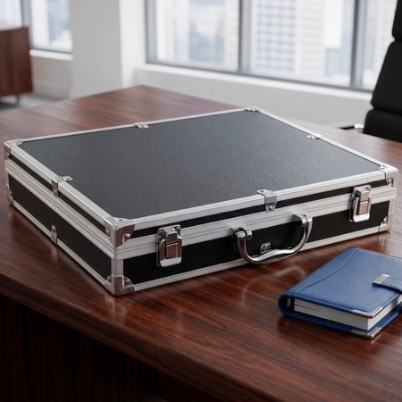 VERDANVERSE Lockable Portable Aluminum Alloy Storage Case with Spacious Large Capacity for