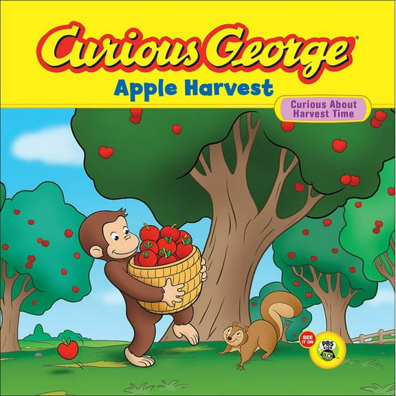 Curious George 8x8 Apple Harvest, (Hardcover)
