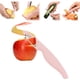 thumbnail image 1 of Pelr de manos, pelr de verduras de acero inoxidable para cocina, fruta, manzana, patata, zanahoria, pepino, vegetal; gadgets de cocina (rosa), 1 of 3