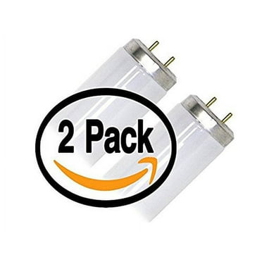 (2 Pack) GE F20T12/CW/ECO 20 Watt Cool White T12 Fluorescent Tube Light Bulb 24 Inch Lamp 20W F20T12 4100K