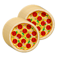 thumbnail image 2 of Pizza Birthday Party Supplies Set Plates Napkins Cups Tableware Kit for 16, 2 of 7