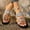 Silver, variant on Women's Sparkly Rhinestone Slides - Shiny Three-Strap Sandals, Lightweight Slip-On Footwear for Daily, Party & Beach Silver 6(37)