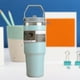 thumbnail image 4 of Copa Tirano De Hielo Taza de cerveza Ice Bully Taza de agua portátil creativa Durable para viajes (Azul 900ML), 4 of 5