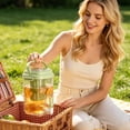 thumbnail image 4 of Tong Food Grade Cold Water Kettle With Faucet Large Capacity Refrigerator Water Jug For Party Beverage Dispensing And Iced Serving, 4 of 4