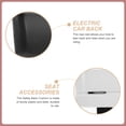 thumbnail image 5 of Milisten Safety Back Cushion Electric Bicycles Backrest Practical Rear Rest Bike Seat Cushion, 5 of 5