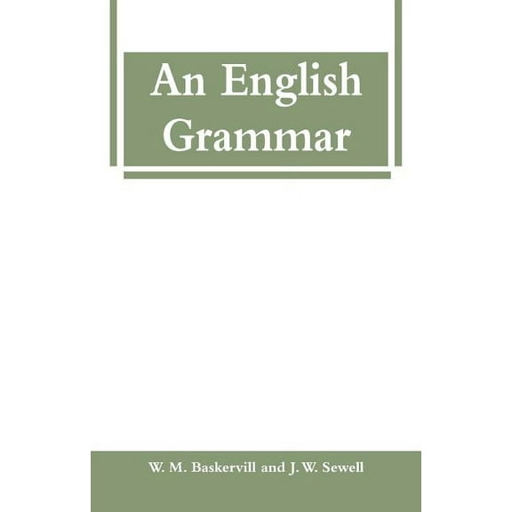 An English Grammar, (Paperback)