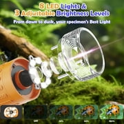BEBANG Handheld Microscope, 1080P Digital Portable Microscope for Adults Kids, 8GB, 15 Slides