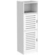 thumbnail image 5 of Gabinetes de baño impermeables de pie blancos, gabinete de accesorios de almacenamiento para baño, muebles para baño, dormitorio, pasillo, unidad de armario de almacenamiento con capa de uso diario, 5 of 7
