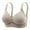 Gray, variant on CFLVAEK Plus Size Womens Bras Wireless Push Up Bralette Comfort Full Coverage Seamless Bra Breathable Adjustable Straps Brassiere for Large Bust Gray XL