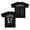 Black, variant on Peso Pluma Exodo Tour Merch T-shirt loose unisex fashionable casual hip-hop short sleeved