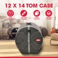 thumbnail image 2 of SKB 12" x 14" Tom Case with Padded Interior and D-Shaped Drum Design, Black, 2 of 7