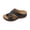 Black, variant on Kukoosong Womens Wedge Sandals Women Casual Shoes Solid Color Low-Heeled Sandals Fashion Flip Flop Orthopedic Sandals Women Beige 37