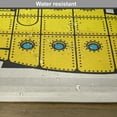 thumbnail image 6 of Ambesonne Yellow Submarine Place Mats Set of 4, Grunge Style, Standard Size, Grey Yellow Blue, 6 of 6