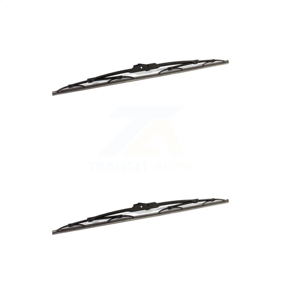 Front 17" + All-Season Wiper Blade Pair For Toyota Tacoma 4Runner Pickup Tracker Geo Isuzu Trooper Chevrolet Hyundai Excel Suzuki Sidekick Nissan 310 Subaru Justy Mitsubishi Precis Ford K90-100560