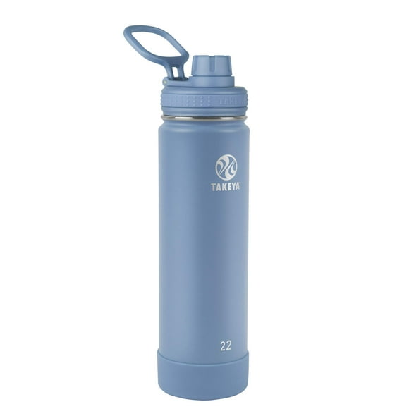 Botella de agua Takeya Actives con aislamiento al vacío, 650 ml, Bluestone