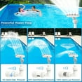 thumbnail image 5 of Hyindoor Pool Fountain for Above and In-Ground Pools, Adjustable 5 Nozzles Spray Waterfall Sprinkler Cooler, 5 of 6