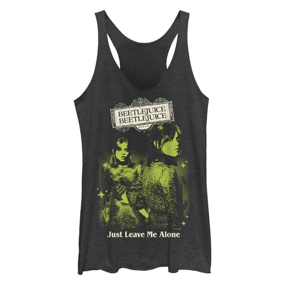 Women's Beetlejuice Beetlejuice Retro Astrid Just Leave Me Alone Racerback Tank Top