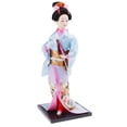 thumbnail image 2 of Muebles de kimono geisha japonesa Dolls estatua muñeca decoración de Navidad / cumpleaños Baoblaze  Muñecas Kimono Japonesas, 2 of 8