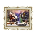 thumbnail image 4 of Christmas Town Sets Resina LED Iluminado Christmas Town House con coleccionables Navidad Invierno Decoraciones, 4 of 9