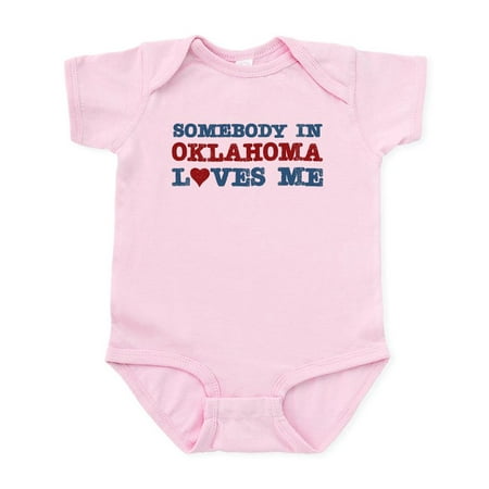 

CafePress - Somebody In Oklahoma Loves Me Infant Bodysuit - Baby Light Bodysuit Size Newborn - 24 Months