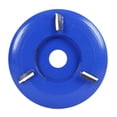 thumbnail image 1 of Graflsoa Tungsten Steel Wood Carving Disc with 3/4/5/6 Teeth, 90mm Outer Diameter, 16mm Inner Diameter, Blue/Red, Safe Arc Design, 16-Hole, for Root Carving & Sculpting, 1 of 6