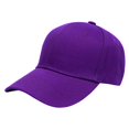 thumbnail image 2 of Conairie Unisex Denim Distressed Holes Baseball Cap Breathable Hollow Outdoor Sun Protection Curved Brim Washed Vintage Hat Purple, 2 of 4