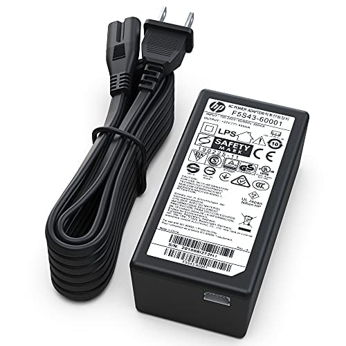 eTzone Printer AC Adapter Cordon d'alimentation pour HP 0957-2403,  0957-2385; HP Deskjet 1010 1510 1512 1514 1518 2540 2542 2544 ; HP  Officejet 2620, câble d'alimentation du chargeur d'imprimante (22V 455mA  avec Po 