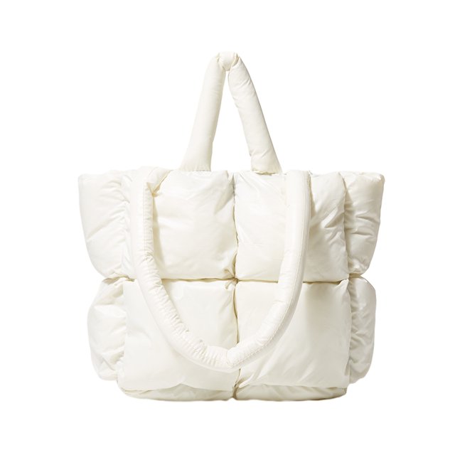 fastboy Everything Organized With Nylon Shoulder Bag Large Capacity Padded Comfortable Shoulder Straps White 1Set