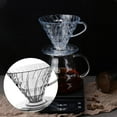thumbnail image 5 of Coffee Dripper Cone Shape Drip Coffee Funnel Plastic V Shape Brewing Coffee Filter Cup V01 V02 For Pour Over Barista 60 Degree, 5 of 6