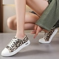 thumbnail image 3 of CHICVOMEY Fashion Sneakers for Women Lace Up Canvas Sneakers Comfortable Tennis Sneakers Low Top Casual Walking Shoes, 3 of 7