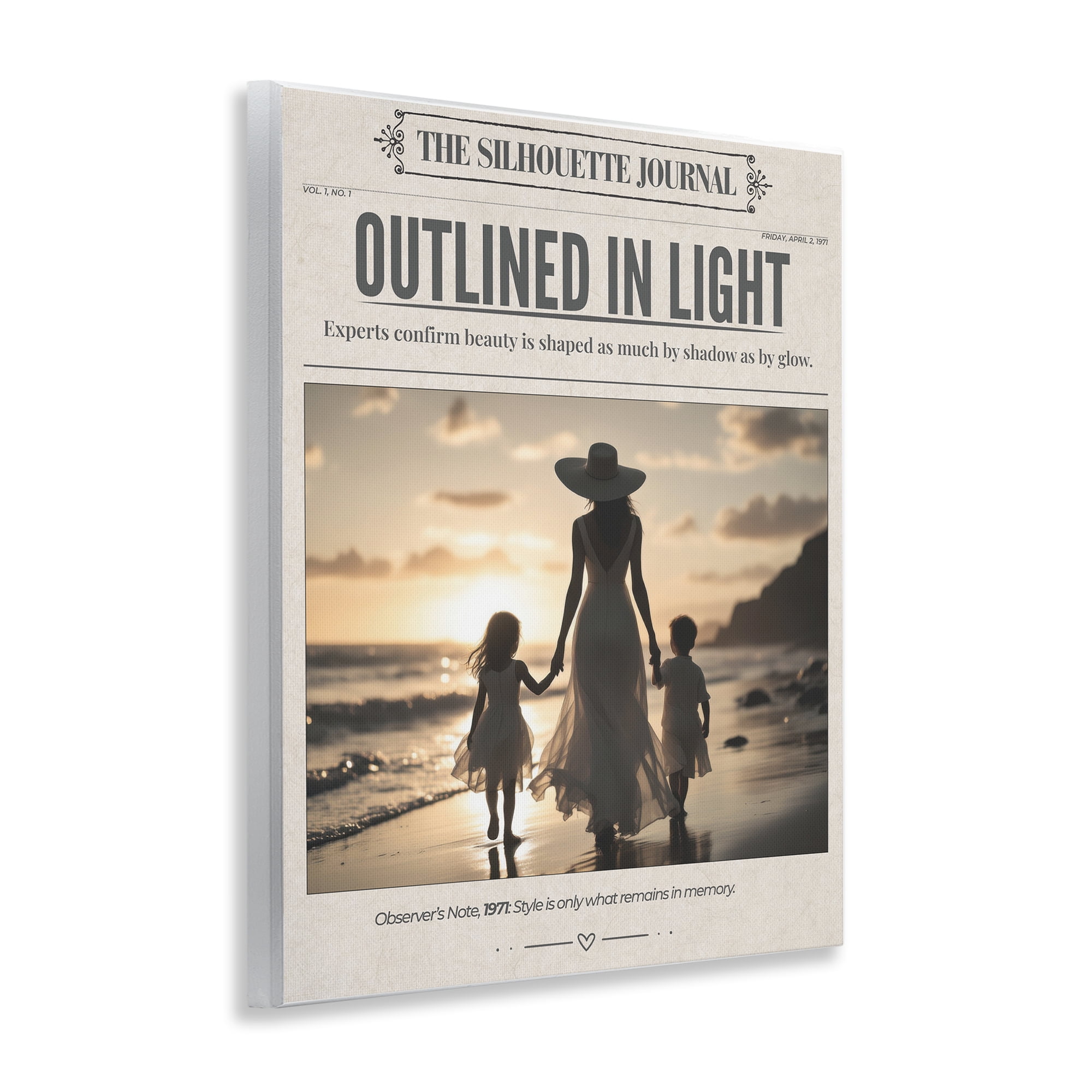 Stupell Industries Outlined In Light Newspaper Wall Plaque Art, design by A Barefoot Stylist
