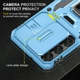 thumbnail image 4 of Allytech Shockproof Case for Samsung Galaxy S23 FE with Lens Protector & Stand, Military Grade Protective Bumper Anti-Scratch Lightweight Phone Case for Galaxy S23 FE 6.4", Lightblue, 4 of 7