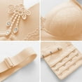 thumbnail image 3 of SMihono Stylish Push Up Bra for Women Seamless High Support No Underwire Anti Sagging Bra Full Coverage Wireless Side Breast Gather Bras Beige 40/90, 3 of 3