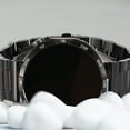 thumbnail image 5 of Unique Bargains 18mm Quick Release Metal Chain Watch Bands, Stainless Steel Link Watch Strap Bracelet, Watch Band for Men Women Black  18mm Band Width, 5 of 6