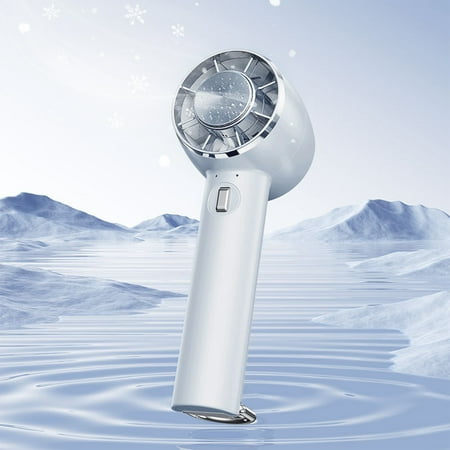 

New Refrigerated Handheld Fan Outdoor Climbing Button Desktop Usb Charging Ice Mini Fan Can Be Used On The Car