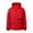 Red, variant on Herrnalise New Men's Fashion Hooded Down Jacket Outdoor Overalls With Large Pockets Short Casual Down Jacket For Men And Women Long Sleeve Hooded Casual Outwear & Jackets Blue