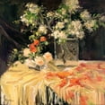 thumbnail image 3 of Stevens, Allayn 12x12 Black Modern Framed Museum Art Print Titled - White Freesia, 3 of 5