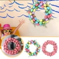 thumbnail image 7 of Junepar Easter Wreaths for Front Door 11" Boho Grapevine Easter Spring Door Wreath with Pink Eggs for Indoor Outdoor Window Mantel Farmhouse Wall Party Decor, 7 of 7